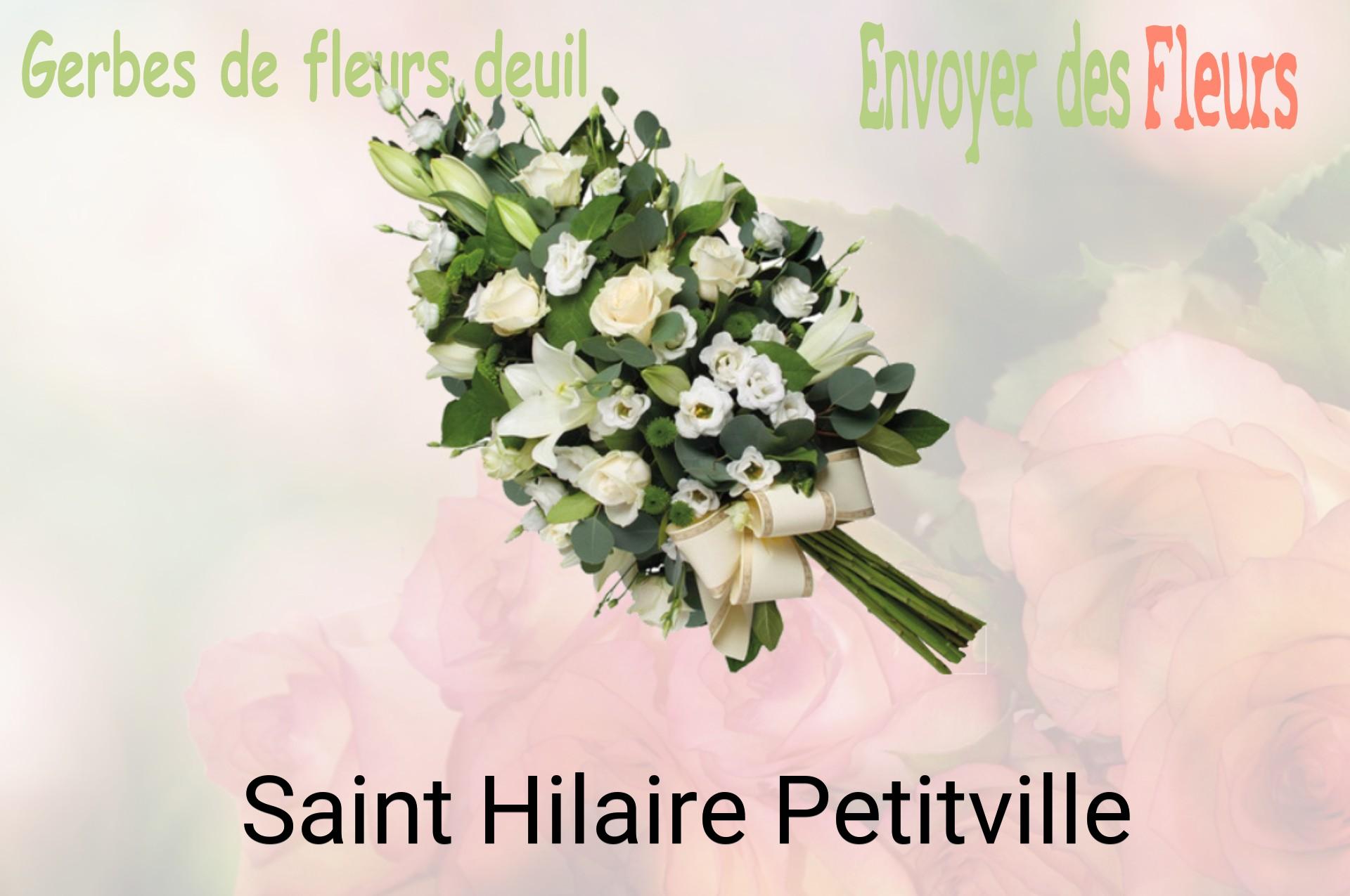 Gerbe de fleurs de deuil livrée à Saint-Hilaire-Petitville